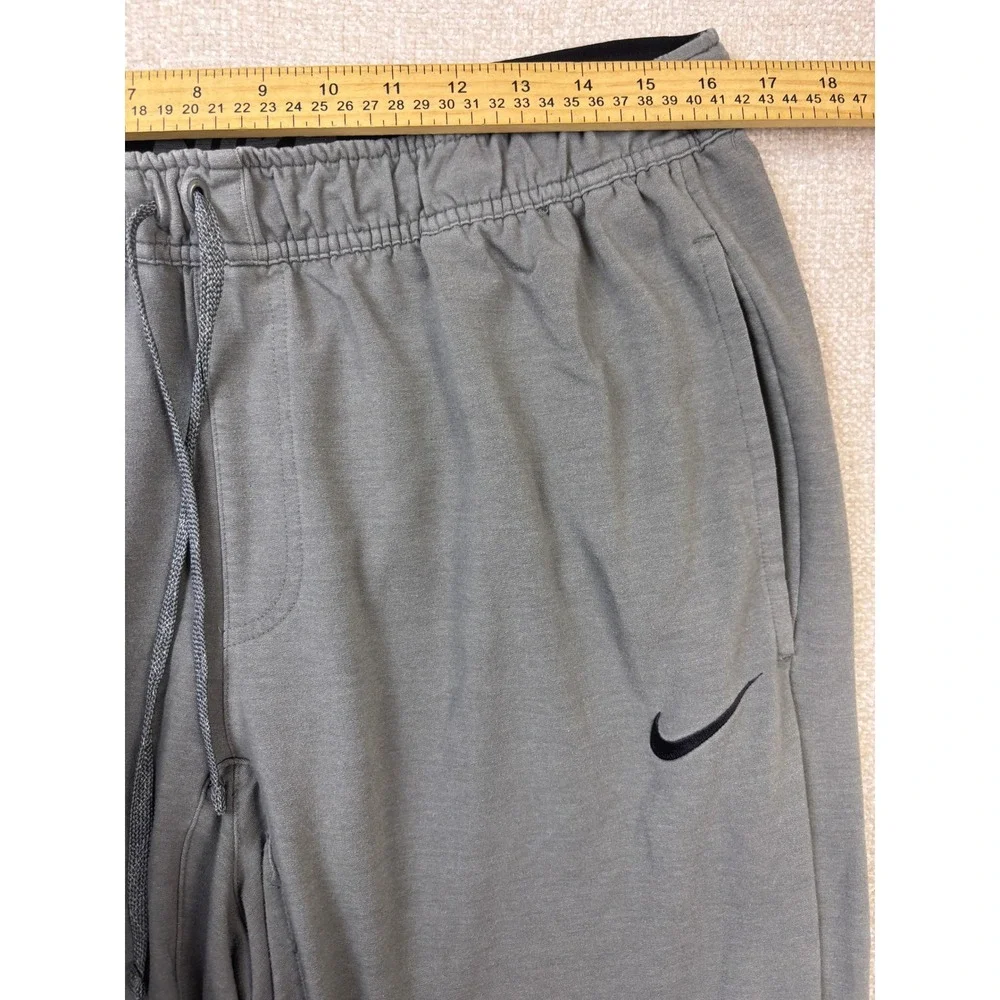 Nike Mens Dri-FIT Tapered Training Joggers Gray XL